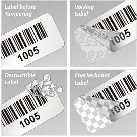 tamper proof labels free shipping